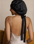 Silkx Black Silk Bonnet