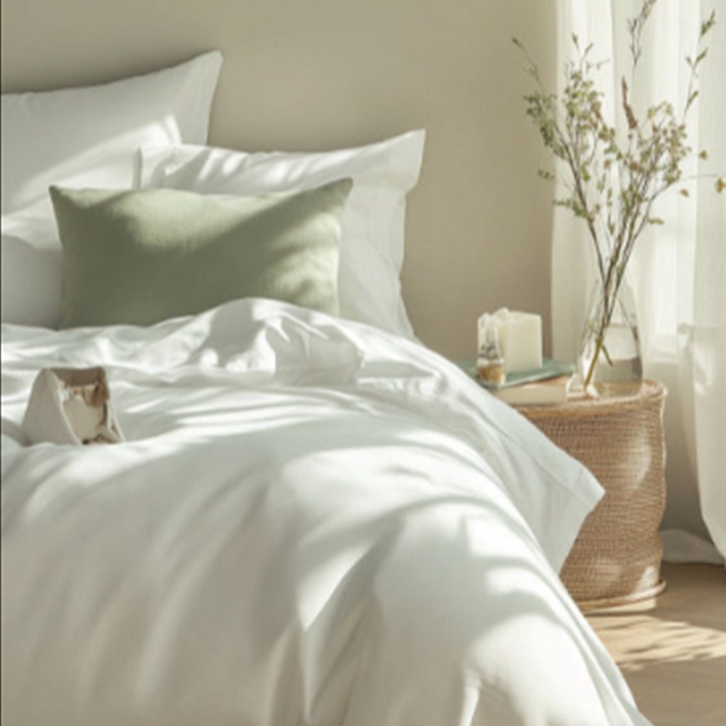 Vegan Silk Bedding Bundle With Duvet Cover