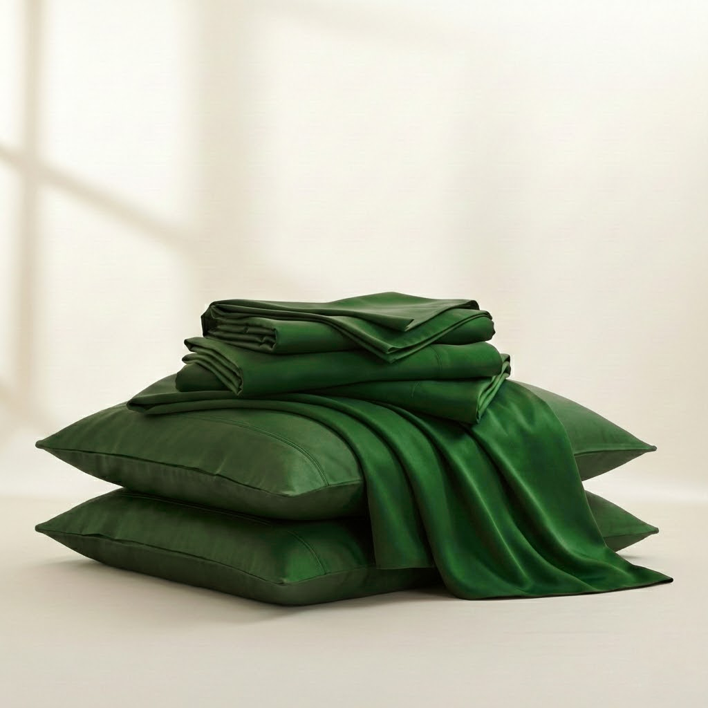 Vegan Silk Bedding Bundle With Duvet Cover