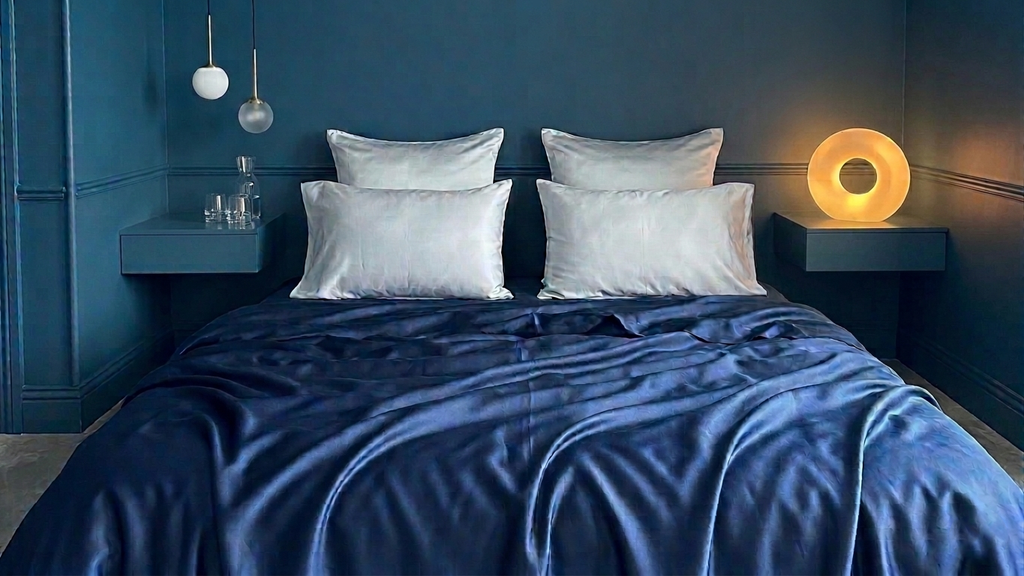Vegan Silk Bedding Bundle With Duvet Cover