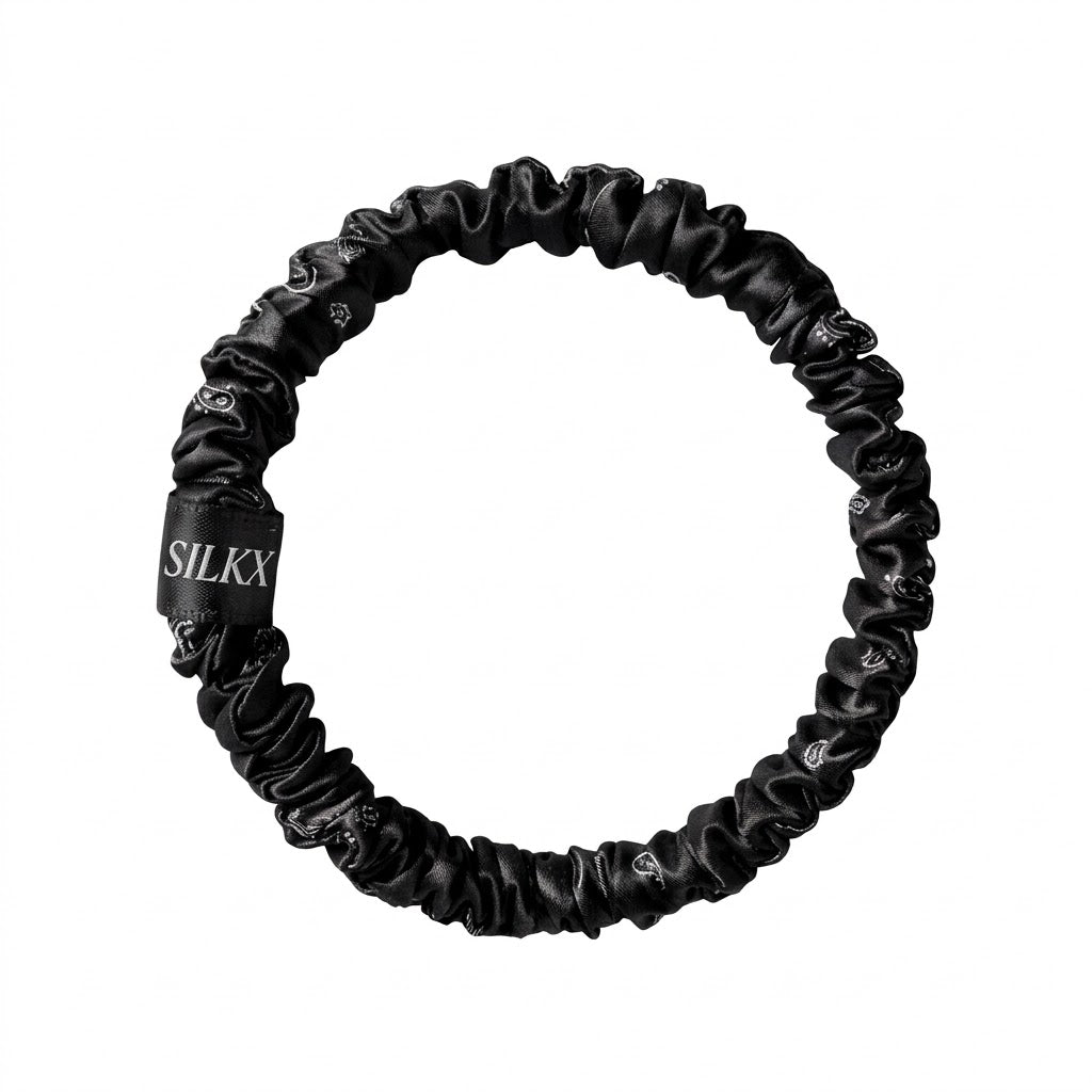 Silk Bandana Scrunchie